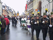 Bergparade mit Verein aus Geyer